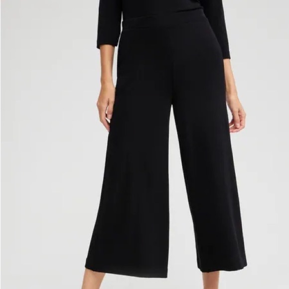Chico's Travelers Black Wide Leg Pants trousers
Stretchy comfy palazzo size 16 - Picture 1 of 10